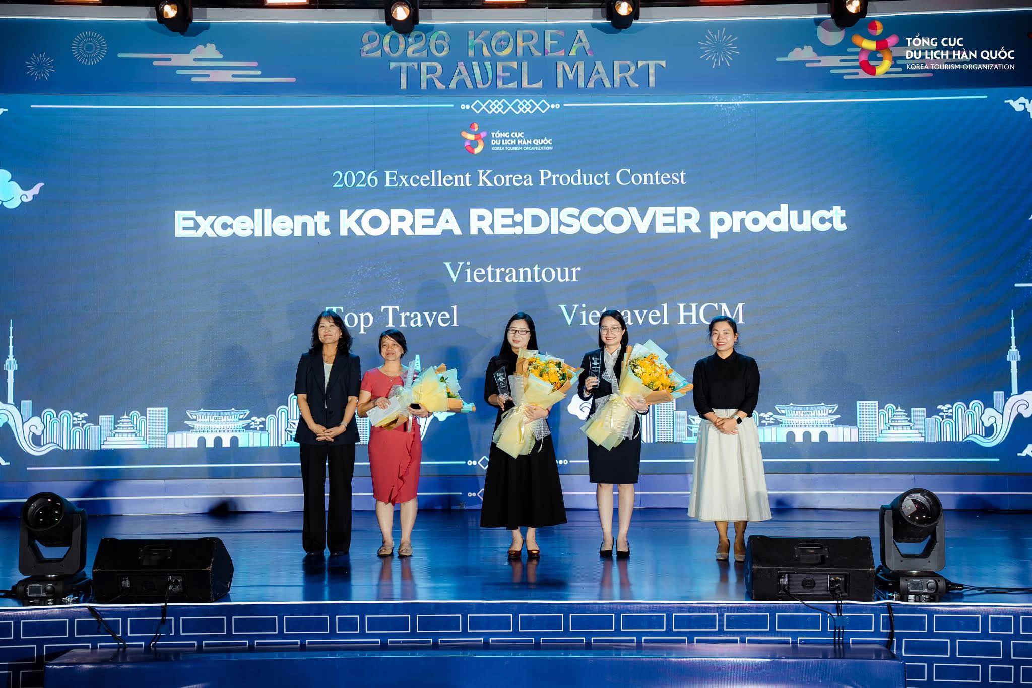 Vietrantour nhận giải Excellent Korea Re:Discover Product tại Korea Travel Mart 2026