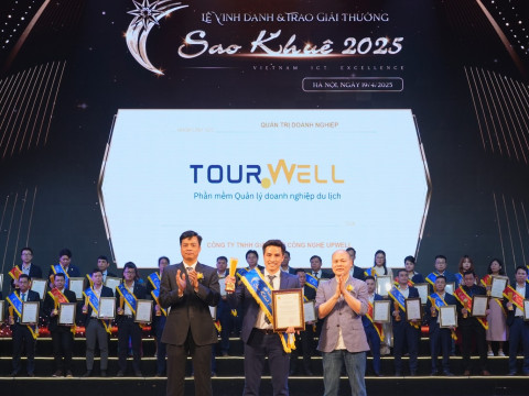 TourWell được vinh danh tại giải thưởng Sao Khuê 2025 - khẳng định vị thế dẫn đầu phần mềm quản lý du lịch